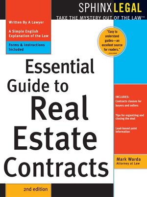 cover image of Essential Real Estate Contracts, 2E